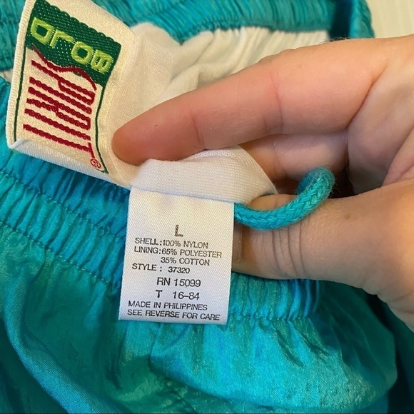 Vintage Jogger Pants Bold Spirit Turquoise Large - Picture 5 of 8